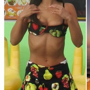 Besos bikinis fruit skirt and top set!